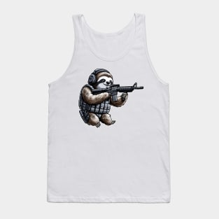 Tactical Sloth Tank Top